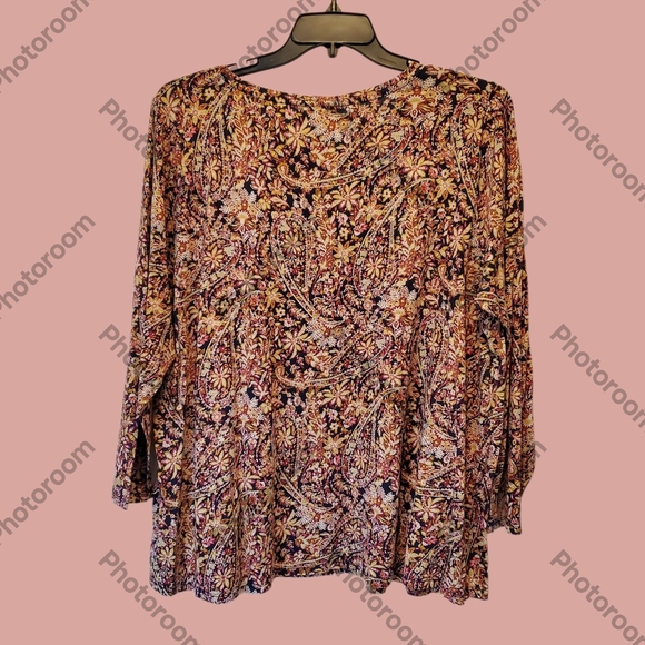 Lucky Brand Women's Floral Top Size 3X - Picture 3 of 4
